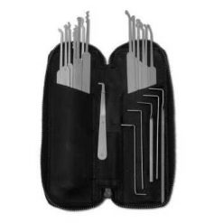 TWENTY-TWO PIECE SLIM LINE LOCK PICK SET-0